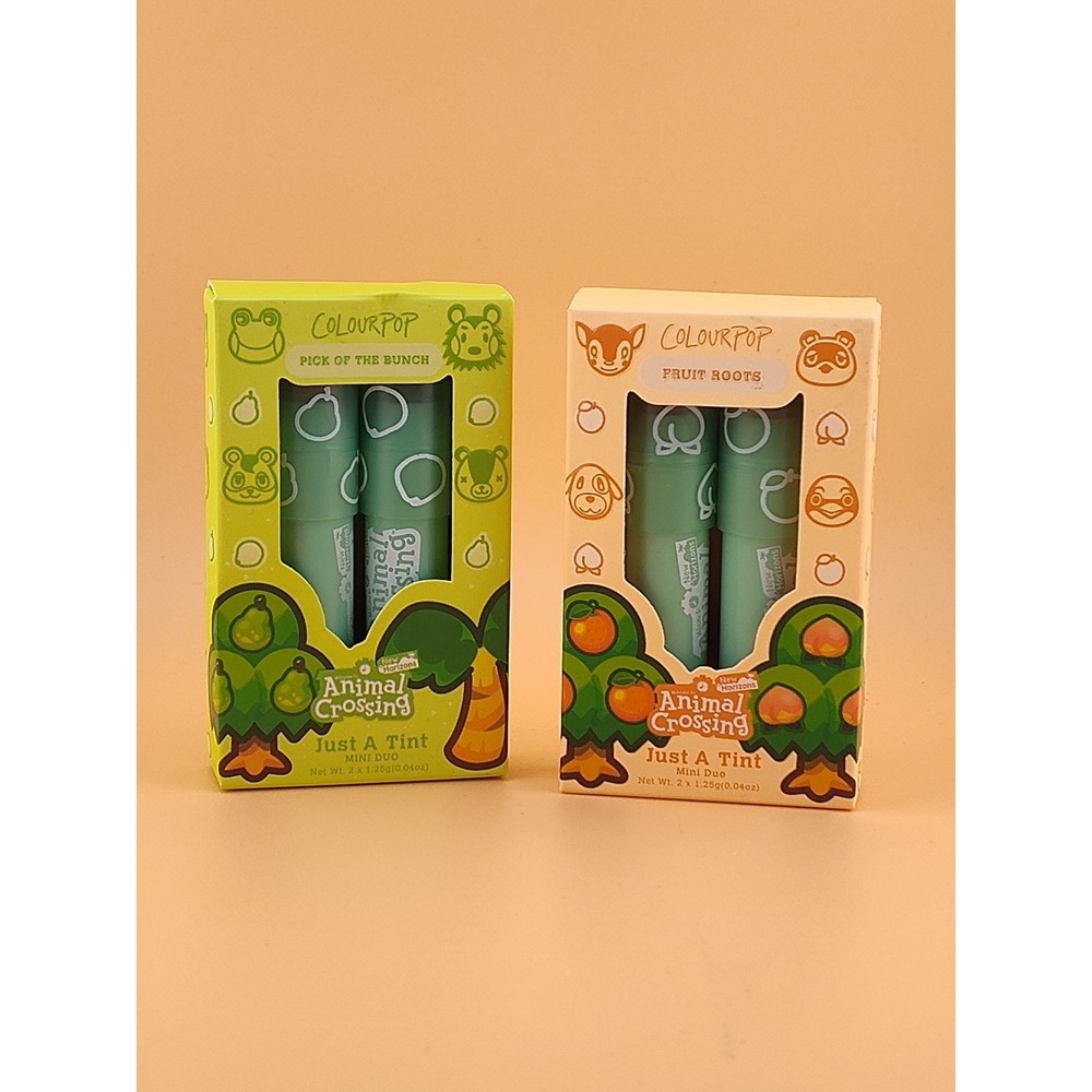 colourpop animal crossing lip crayon lot
